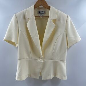 DBY Y2K Ivory Ruffle Dress Coverup Size Kids 18 (Fits Women’s XS/S)